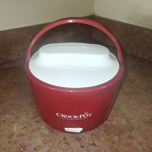 Crock-Pot 20-Ounce Lunch Crock Food Warmer Cardinal Red New On The Go Lunch
